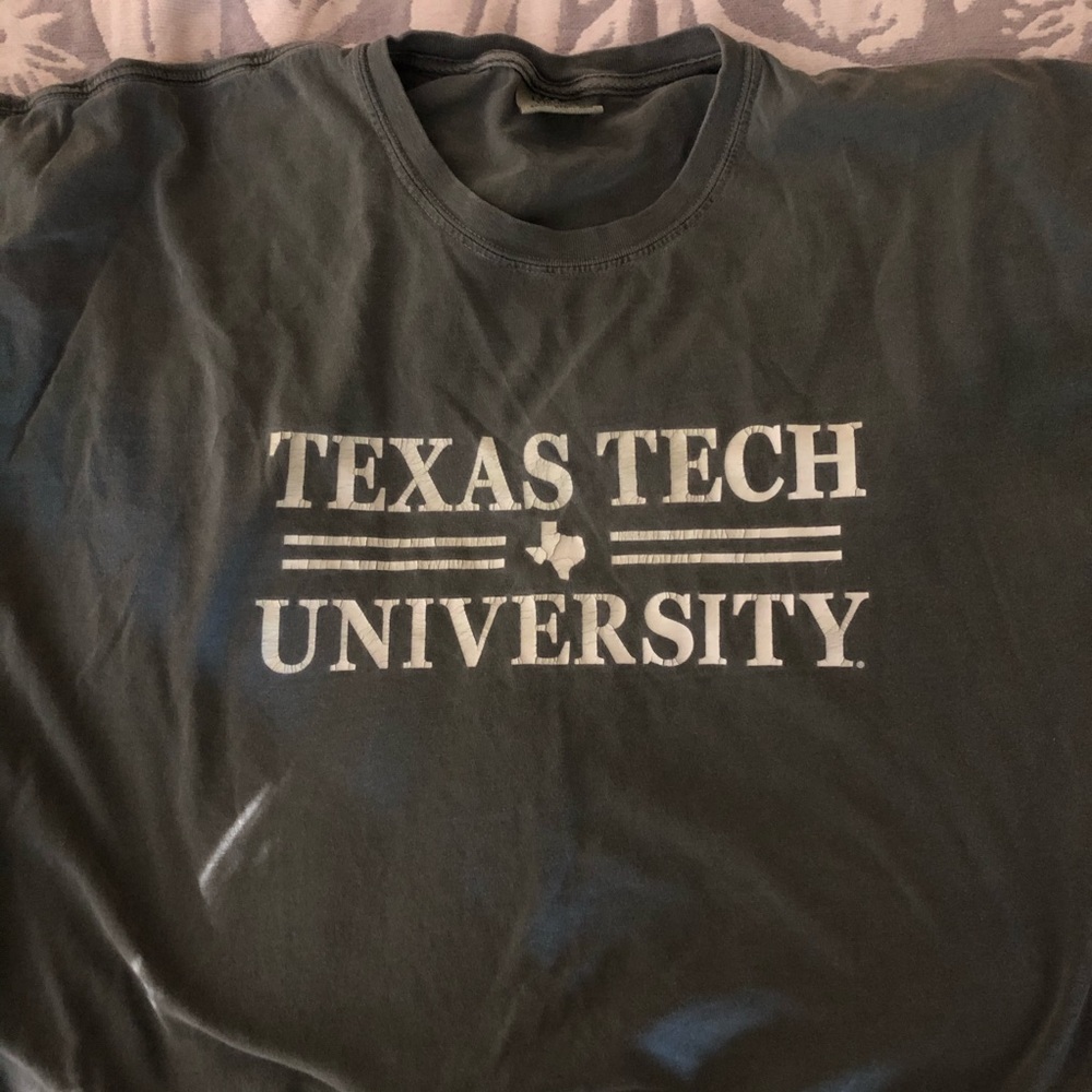 Olive green Texas Tech T-shirt
